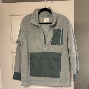Aerie Offline Sherpa Quarter-zip
